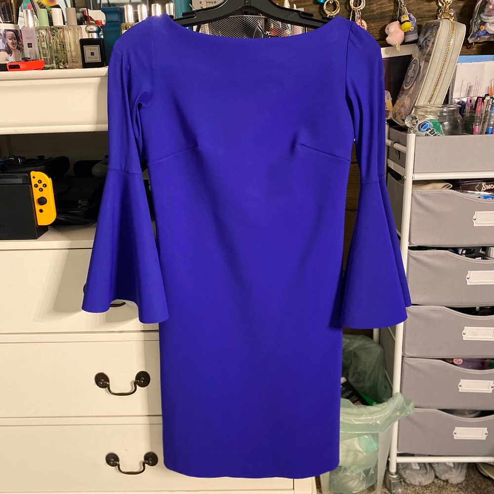 Natalia Dress in Cobalt Blue